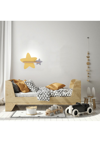 Lampa ścienna Star 5 W LED 4000 K złoty+szary 40 cm - zdjęcie produktu 2