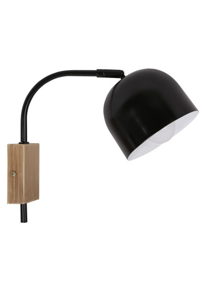 Rupi wall light 1xE27 black 27 cm