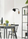 Lampa ścienna Rupi 1xE27 czarny 27 cm - zdjęcie produktu 1