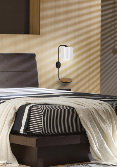 Lampa ścienna Alpine 1xE14 czarny 18 cm - zdjęcie produktu 1