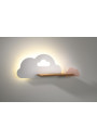 Lampa ścienna Cloud 5 W LED 4000 K biały + różowy 53 cm - zdjęcie produktu 7