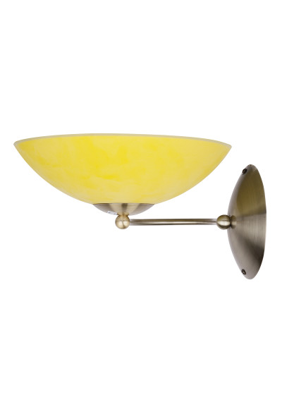 Lampa ścienna Lido E27 patynowy 33 cm