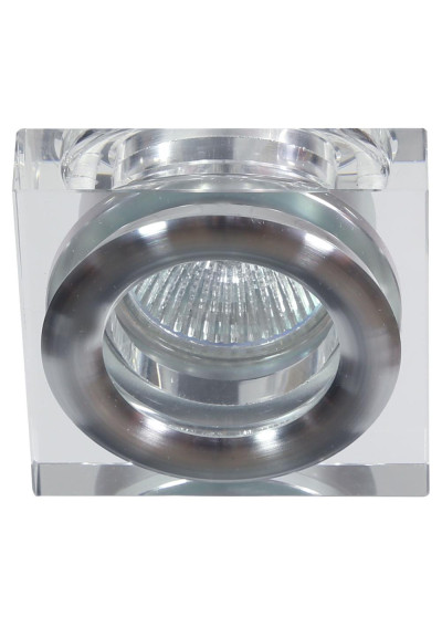Stropowa ceiling fitting MR16 chromee, szkło bezbarwne 8 cm