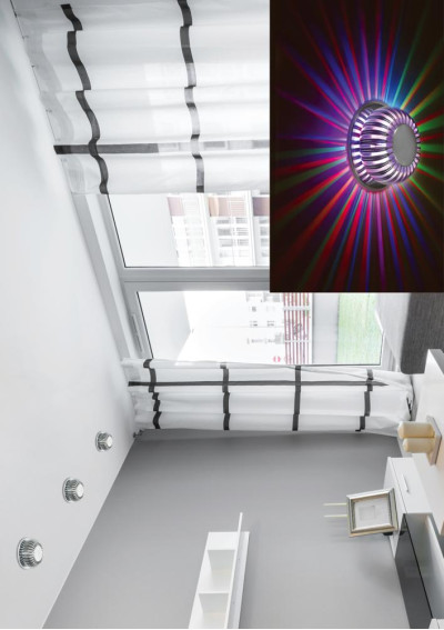 Sa-09 ceiling fitting 3 W LED chromee / aluminiowy 9,2 cm - product image 2