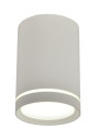 Tuba ceiling light 1xGU10 matt white 6,8 cm