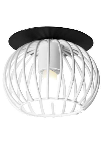 Stropowa ceiling fitting 1xG9 black / white 9 cm