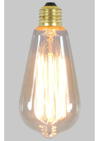 Dekoracyjna light bulb E27 smoked 6,4 cm
