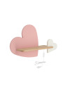 Lampa ścienna Heart 5 W LED 4000 K różowy+biały 43 cm - zdjęcie produktu 1