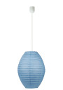 Lampa wisząca Kokon 1xE27 niebieski 40 cm