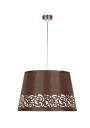 Kaszmir pendant light E27 brown 35 cm