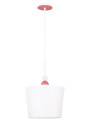 Lampa wisząca Bebe 1xE27 biały 30 cm