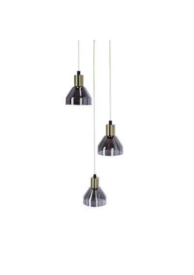 Lampa wisząca Gregory 3xE14 czarny 28 cm - zdjęcie produktu 6