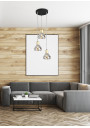 Lampa wisząca Gregory 3xE14 czarny 28 cm - zdjęcie produktu 10