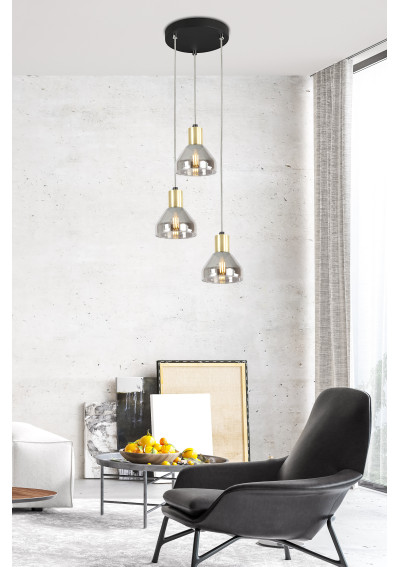 Gregory pendant light 3xE14 black 28 cm - product image 11