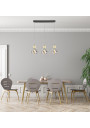 Gregory pendant light 3xE14 black 70 cm