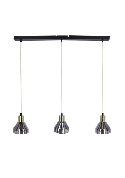 Gregory pendant light 3xE14 black 70 cm - product image 1