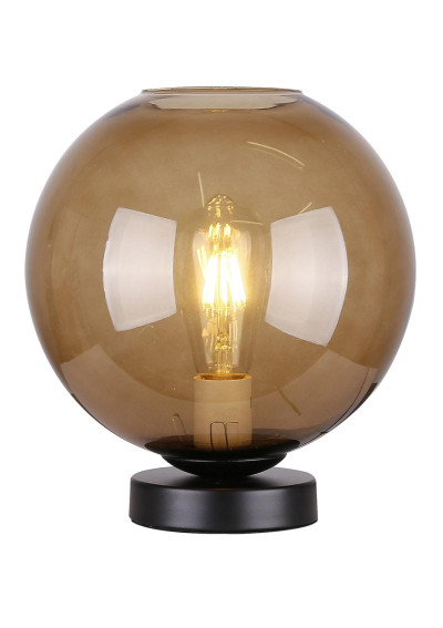 Globe table lamp 1xE27 brown 25 cm