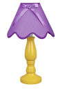 Lampa stołowa Lola 1xE27 fioletowy 26 cm