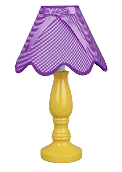 Lola table lamp 1xE27 purple 26 cm