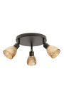 Lampa sufitowa Amcos 3xE14 czarny 48 cm