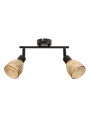 Lampa sufitowa Amcos 2xE14 czarny 46 cm