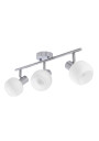 Andrus ceiling light 3xE14 silver 50 cm