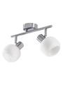 Lampa sufitowa Andrus 2xE14 srebrny 40 cm