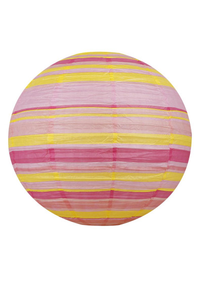 Papierowy-Kokon lighting component pomarańczowo pink 50 cm
