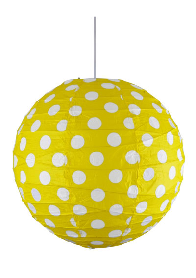 Element oświetleniowy Papierowy-Kokon żółty 40 cm