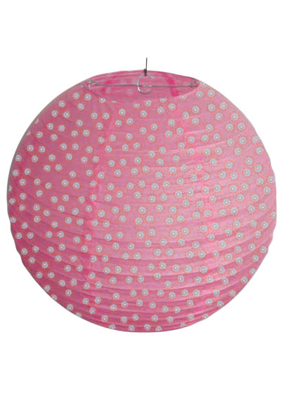 Element oświetleniowy Papierowy-Kokon różowy 35 cm