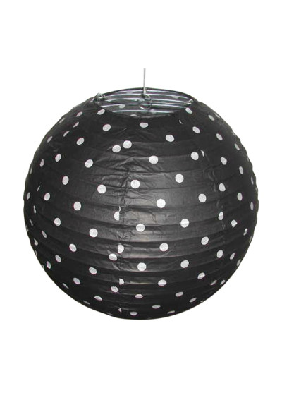 Papierowy-Kokon lighting component black 35 cm