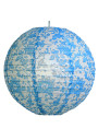 Papierowy-Kokon lighting component blue 35 cm
