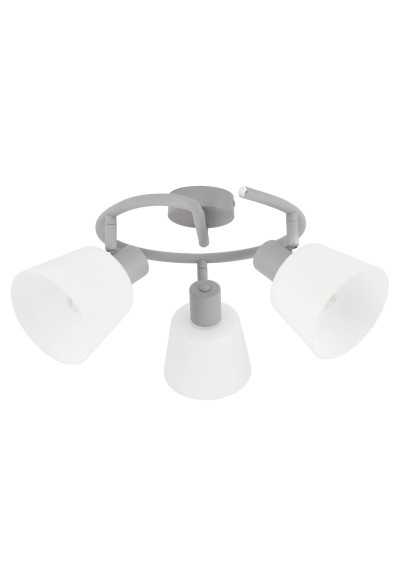 Lampa sufitowa Ginko 3xE14 szary 46 cm