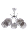 Cesar pendant light 5xE27 silver 62 cm