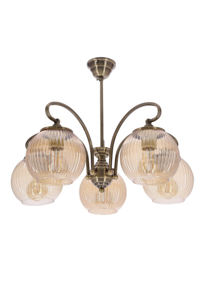 Tores pendant light 5xE27 patynowy 54 cm