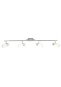 Lampa sufitowa Mango G9 chromowy, klosz biały 77 cm