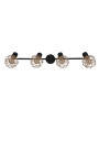 Acrobat ceiling light 4xE14 black / gold 79 cm