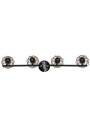 Lampa sufitowa Acrobat 4xE14 czarny + złoty 79 cm - zdjęcie produktu 3