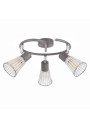 Curtis ceiling light 3xE14 grey 44 cm