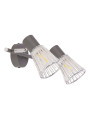 Curtis ceiling light 2xE14 grey 38 cm