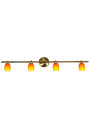 Lampa sufitowa Olivia 4xG9 patynowy 95 cm