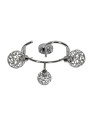 Lampa sufitowa Puzzle G9 chromowy 44 cm