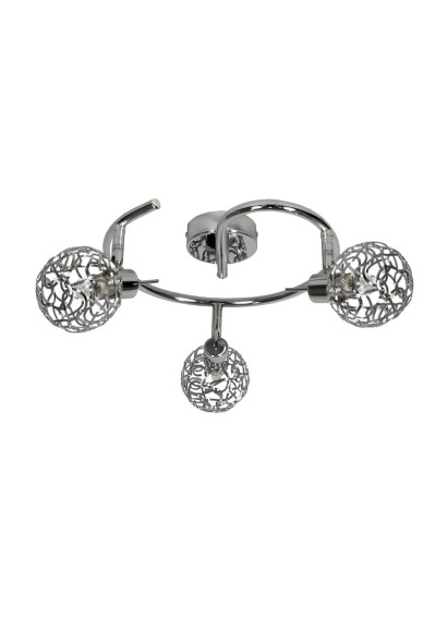 Puzzle ceiling light G9 chromee 44 cm