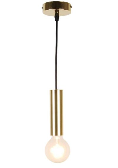 Lampa wisząca Dallas 1xE27 złoty 10 cm