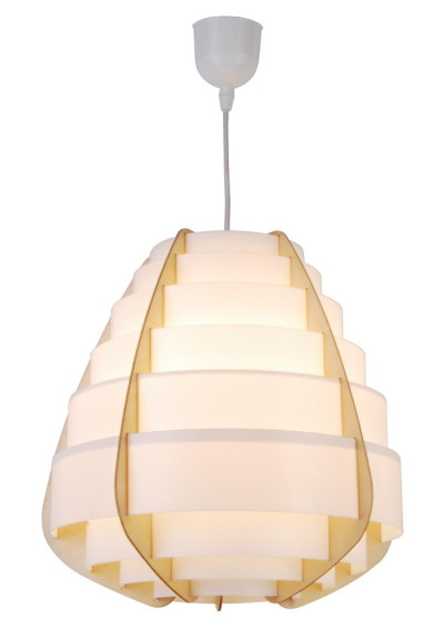 Nagoja pendant light 1xE27 beige 37 cm