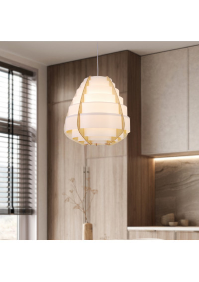 Nagoja pendant light 1xE27 beige 37 cm - product image 2