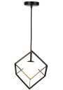 Weert pendant light 1xG9 black/gold 15 cm
