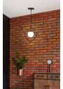 Weert pendant light 1xG9 black/gold 15 cm - product image 1