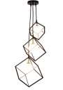 Weert pendant light 3xG9 black/gold 20 cm