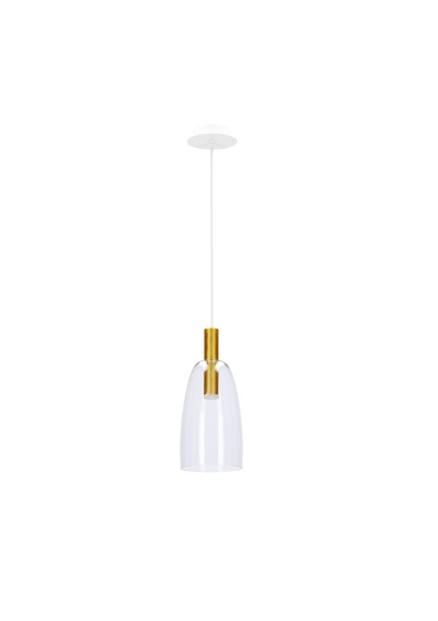 Modena pendant light 5 W LED 3000 K gold 14,5 cm